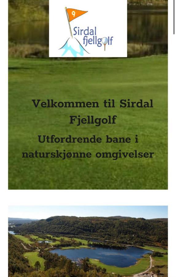 Flott Leilighet Pa Haugen I Sirdal Tjorhom Dış mekan fotoğraf