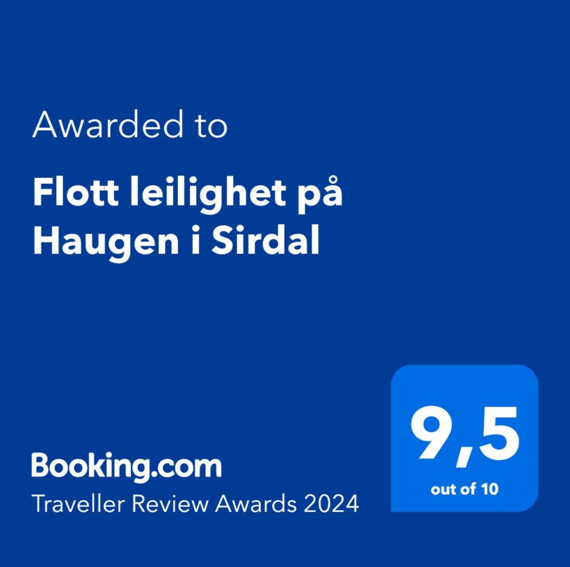 Flott Leilighet Pa Haugen I Sirdal Tjorhom Dış mekan fotoğraf